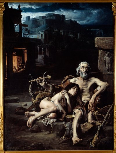 Homer by Jean Jules Antoine Lecomte du Nouy