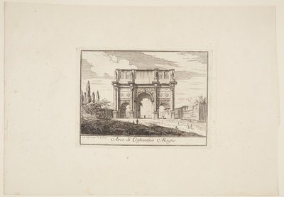 The Triumphal Arch of Constantine the Great by Jean Laurent Legeay