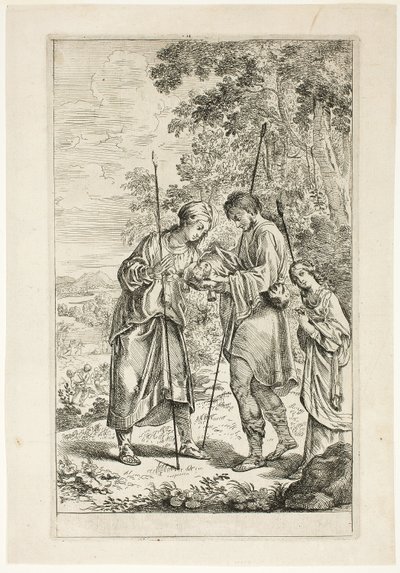 Paris is Recovered by the Shepherds by Jean Lemaire