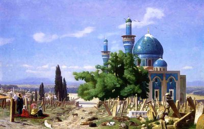 An Abandoned Graveyard by Jean Leon Gerome