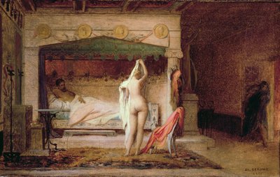 King Candaules of Lydia by Jean Leon Gerome