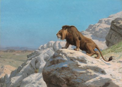Lion on the Watch by Jean Leon Gerome