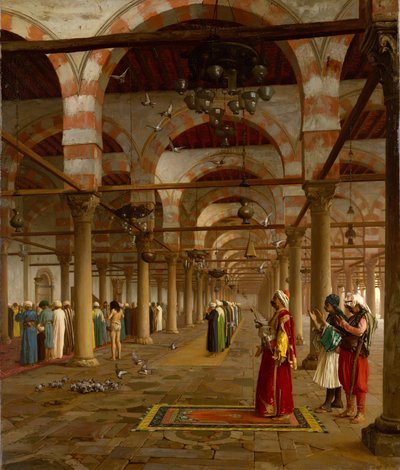 Prayer in the Mosque by Jean Leon Gerome