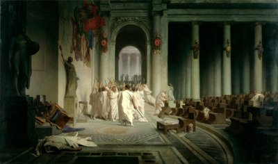 The Death of Caesar by Jean Leon Gerome