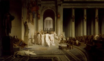 The Death of Caesar by Jean Leon Gerome