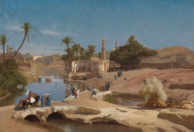 View of Medinet El-Fayoum by Jean Leon Gerome
