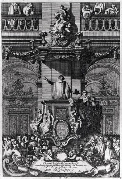 A Preacher, 1659 by Jean Lepautre