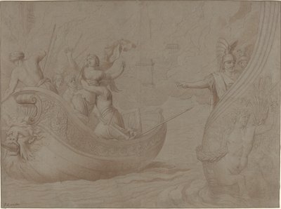 The Abduction of Helen of Troy by Jean Lepautre