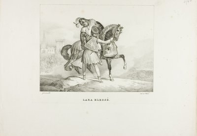 Lara Wounded by Jean Louis André Théodore Géricault