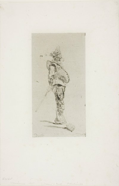 Punchinello by Jean Louis Ernest Meissonier