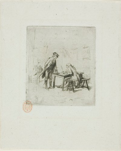 The Sergeant Reporter by Jean Louis Ernest Meissonier