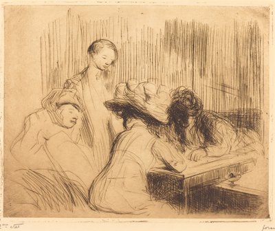 A Dive at Montmartre by Jean Louis Forain