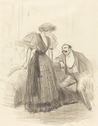 At an Evening Party by Jean Louis Forain