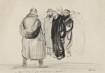 Bredouilles. The Crew of a Zeppelin by Jean Louis Forain