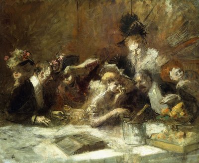 Cafe Maxim, Paris by Jean Louis Forain