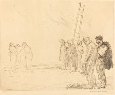 Calvary (second plate) by Jean Louis Forain