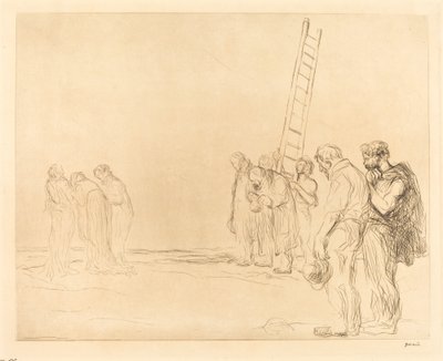 Calvary (second plate) by Jean Louis Forain