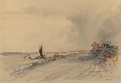 Devastated Land (recto) by Jean Louis Forain