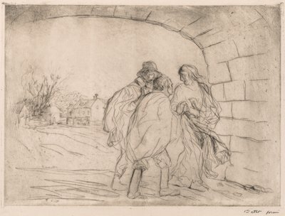 Encounter Under the Vault by Jean Louis Forain