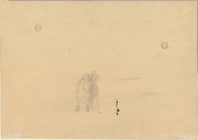 Figures in a Landscape (verso) by Jean Louis Forain