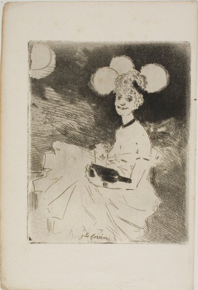 Frontispiece for Marthe by Jean Louis Forain