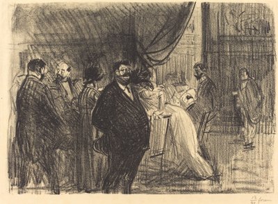 Gambling Room by Jean Louis Forain