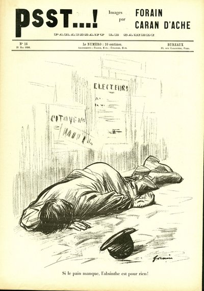 Illustration in Psst...! by Jean Louis Forain