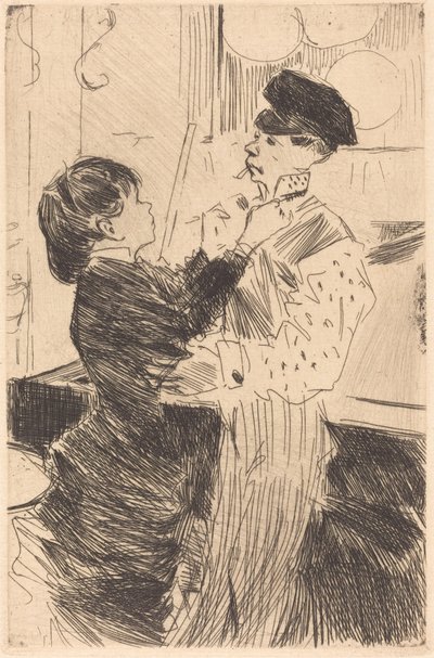 Knotting the Cravat by Jean Louis Forain