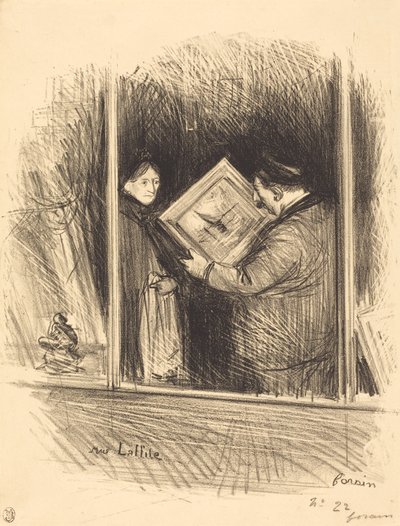 Laffitte Street by Jean Louis Forain
