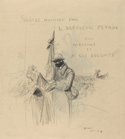 The Kiss of the Flag by Jean Louis Forain