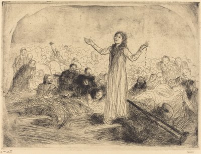 Lourdes, the Miracle (second plate) by Jean Louis Forain