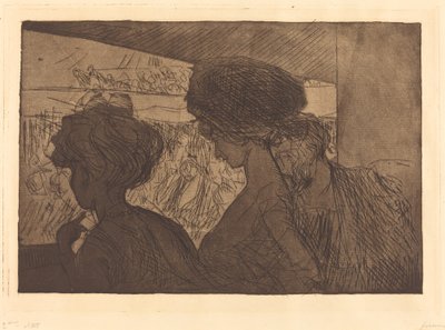 Lower Box at the Theater by Jean Louis Forain