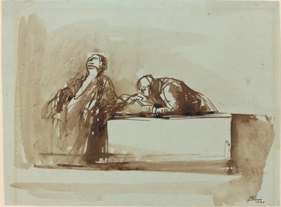 Men of Justice, 1921 by Jean Louis Forain