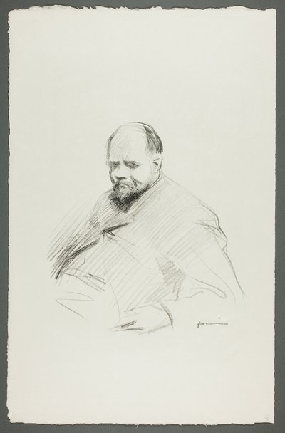 Portrait of Vollard, Seated by Jean Louis Forain