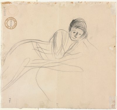 Reclining Woman (verso) by Jean Louis Forain