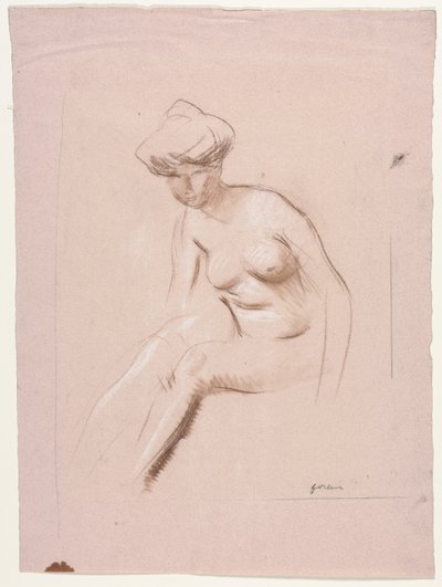Seated Nude by Jean Louis Forain