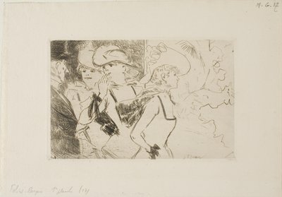 The Foiles-Bergère, First Plate by Jean Louis Forain