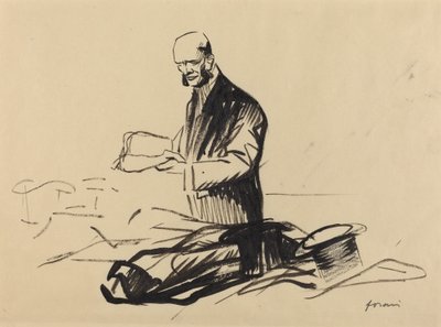 The Hat of Marshall Foch by Jean Louis Forain