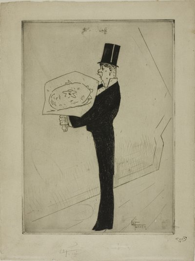 The Toff with a Bouquet by Jean Louis Forain