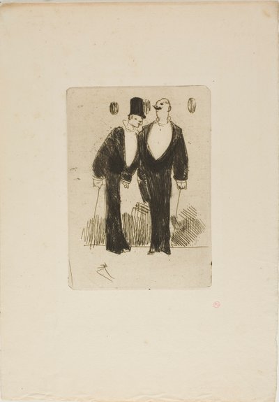 The Two Dandies by Jean Louis Forain