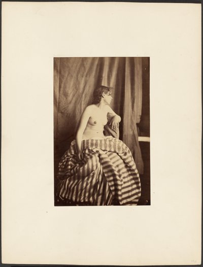 Nude Study by Jean Louis Marie Eugène Durieu