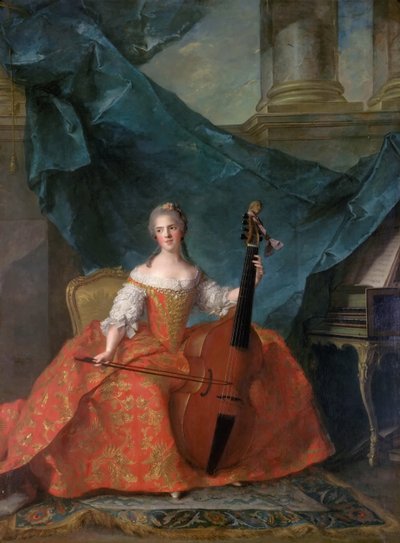 Princess Anne Henriette of France 1727-1752 by Jean Marc Nattier