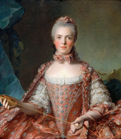 Princess Marie Adélaïde of France, 1732-1800 by Jean Marc Nattier