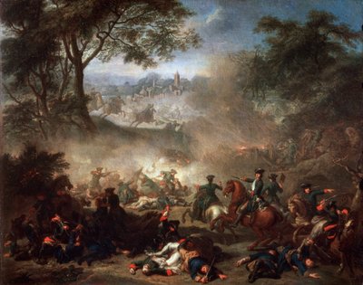 The Battle of Lesnaya by Jean Marc Nattier