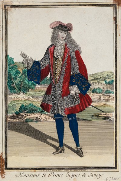 Prince Eugene Francis of Savoy by Jean Mariette