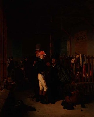 Weighing In at Longchamps by Jean Maxime Claude