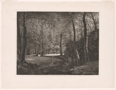 The Forest of Rochecardon by Jean Michel Grobon