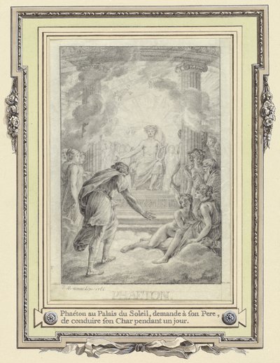 Phaeton at the Palace of the Sun by Jean Michel Moreau