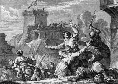 Fourth Crusade by Jean Michel the Younger Moreau