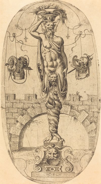 Satyr with Twisted Legs by Jean Mignon